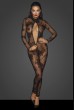 Секси Целокупно боди от тюл с фигурални елементи на Noir Handmade